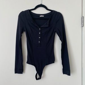 Free people long sleeve bodysuit
